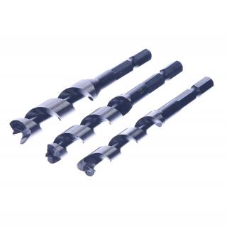 Sada vrtákov do dreva 3-dielna E-VALUE - 9, 10, 12 mm