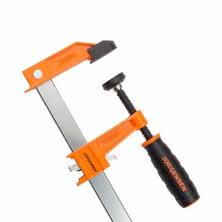 Stolárska skrutková svorka PONY JORGENSEN s nastavením tlaku - 300 mm - Heavy Duty - Plytká