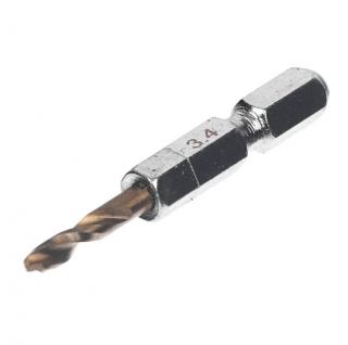 Vrták do kovu s TiN povlakom SK11 - 3,4 mm