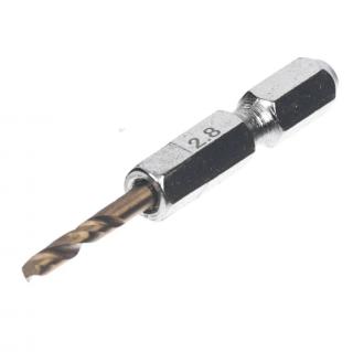 Vrták s TiN povlakom SK11 - 2,8 mm