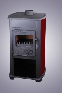 Bella Thalia krbové kachle Bella Thalia ECO 5,4 kW bordové