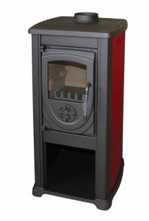 Bella Thalia krbové kachle OKTA ECO 3,9 kW bordové