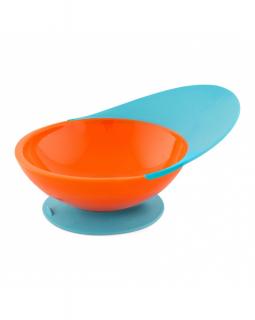 Boon Catch Bowl - miska s prísavkou modro - oranžová
