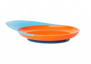 Boon Catch Plate - Tanier s prísavkou modro - oranžový