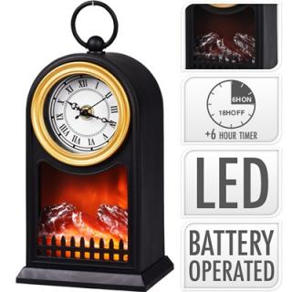 HOdiny s krbovým efektom 26 cm LED