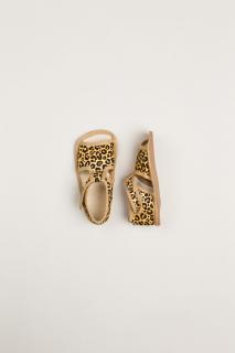 Milash papučky Ross BAREFOOT leopard