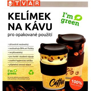 TVAR pohár na kávu s vekom COFFE 250 ml