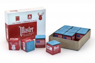 Biliardová krieda Master Sky Blue, 1 kus