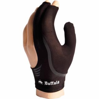 Biliardová rukavica Buffalo Universal čierna, veľkosť L