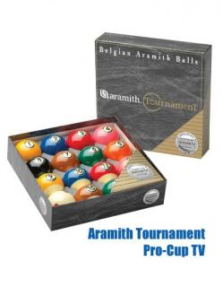 Biliardové guľe Aramith Tournament &quot;Duramith&quot; Pro Cup TV 57,2mm