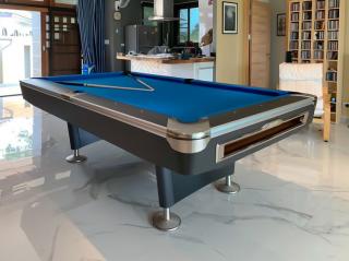Biliardový stôl Gamecenter Astra Sport Black 9ft, čierny