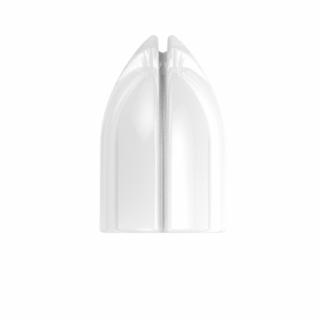 Krúžky na násadky L-Style Shell Lock Ring plastové, biele, 6ks
