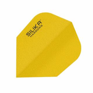 Letky na šípky Harrows Silika Solid žlté, štandard No6, 100 mikron