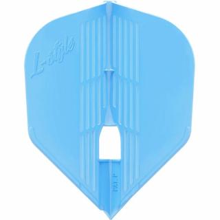 Letky na šípky L-Style Kami L3 Shape, svetlo modré
