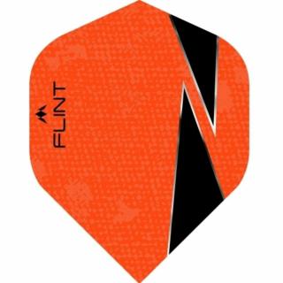 Letky na šípky Mission Flint-X No2, oranžové, standard 100 micron