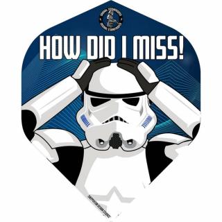 Letky na šípky Star Wars Original Stormtrooper How Did I Miss, No2 100 mikron
