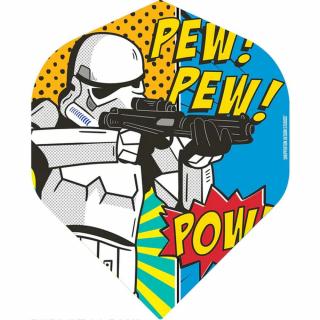 Letky na šípky Star Wars Original Stormtrooper Pew Pew Pow, No2 100 mikron