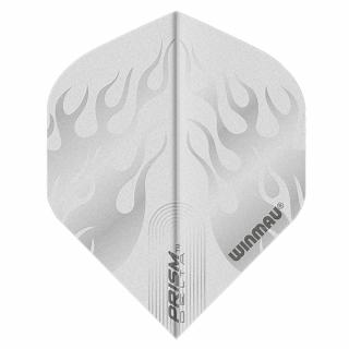 Letky na šípky Winmau ALPHA standard, biely plameň