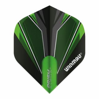 Letky na šípky Winmau Prism Alpha čierno-zelené, štandardné