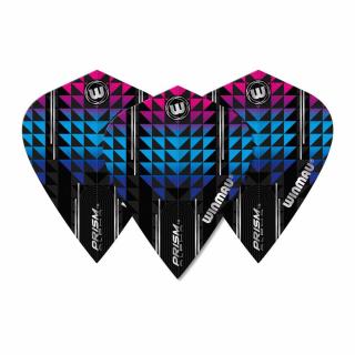 Letky na šípky Winmau Prism Alpha kite, modré a fialové