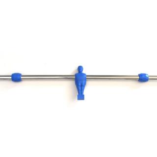 Náhradná tyč Sardi pre stolné futbaly, 1 modrý hráč