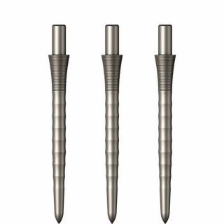 Náhradné hroty na steel šípky Mission Sniper Ripple 28mm, strieborné - 3ks