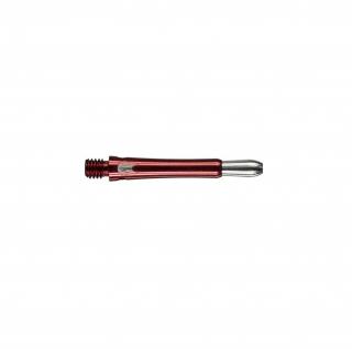 Násadky na šípky TARGET GRIP STYLE hliník, červené krátke, 34,8mm