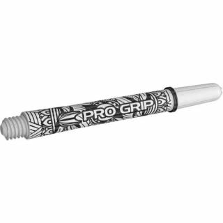 Násadky na šípky TARGET Ink Pro Grip, biele plastové, dlhé, 48 mm, 9 ks