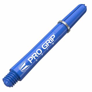 Násadky na šípky TARGET Pro Grip Spin stredné 41mm, modré, 9 ks