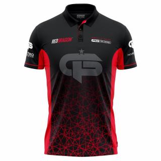 Originálny dres Red Dragon Gerwyn Price Iceman Inferno Tour červený, veľkosť 3XL