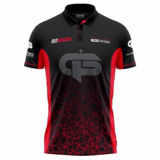 Originálny dres Red Dragon Gerwyn Price Iceman Inferno Tour červený, veľkosť L