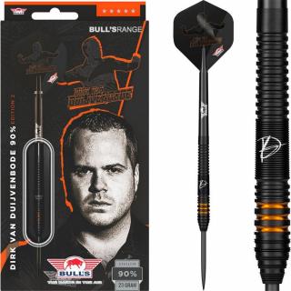 Sada steel šípok Bull&#039;s Dirk van Duijvenbode E2 24g, 90% wolfram