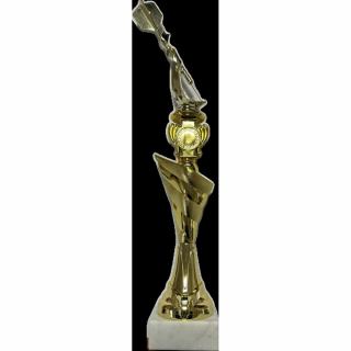 Šípková trofej 39 cm, šípka, zlatá