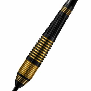 Šípky Harrows steel Vivid R Black 21g, brass