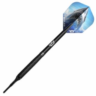 Šípky soft Bull&#039;s Shark Pro Black 20g, 90% wolfram