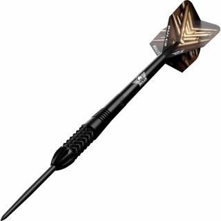 Šípky steel Bull&#039;s Caliber Black 24g, 90% wolfram