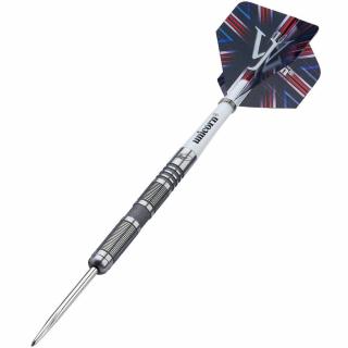 Šípky steel Unicorn James Wade P4 25g, 90% wolfram