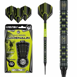 Šípky Winmau soft Michael van Gerwen Adrenalin 20g, 90% wolfram