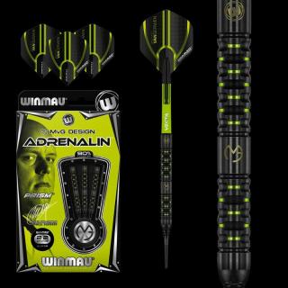 Šípky Winmau soft Michael van Gerwen Adrenalin 22g, 90% wolfram