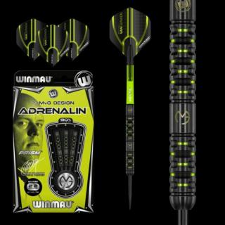 Šípky Winmau steel MvG Adrenalin 22g, 90% wolfram