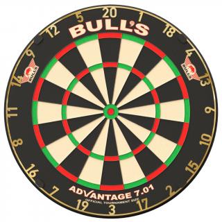 Sisalový terč Bull&#039;s Advantage 7.01 turnajová kvalita, žiletkový drôt
