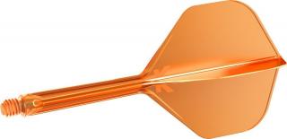 Target K-Flex Neon oranžové, No2 letky a dlhé násadky
