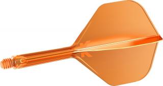 Target K-Flex Neon oranžové, No2 letky a stredné násadky