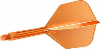 Target K-Flex Neon oranžové, No6 letky a stredné násadky