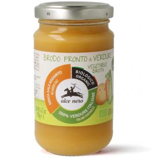 Alce Nero BIO bezlepkový zeleninový vývar pre deti bez pridaných cukrov, 190 g