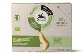 Alce Nero BIO Hruškový nektár, 600 ml (3x balenie 200 ml)