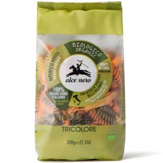 Alce Nero Fusilli BIO Trojfarebné, 500 g