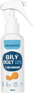 Allnature Biely ocot sprej 10% s vôňou pomaranča, 500 ml