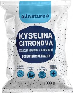 Allnature Kyselina citrónová, 1000 g