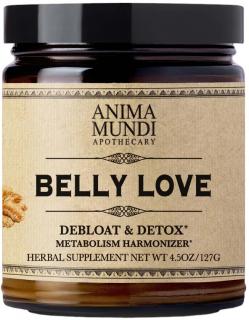 Anima Mundi Belly Love, Zmes bylín a plodov na detoxikáciu, prášok, 127 g